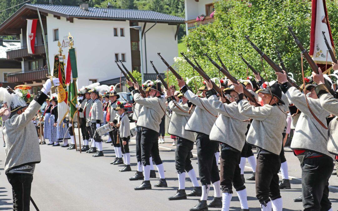 Bataillonstreffen Oberes Zillertal Hippach am 13. August 2023