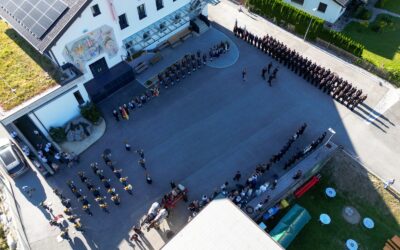 Landesfeuerwehrtag 2024 in Sellrain mit Landesüblichem Empfang